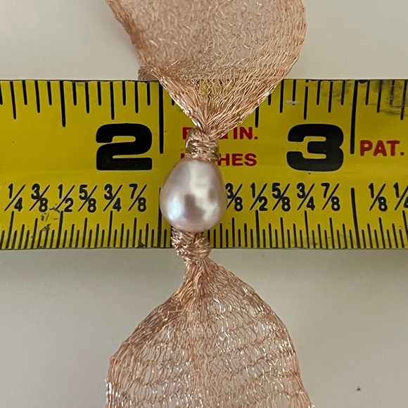 😍925 & Bronze Corded Pearl Necklace 😍 - Picture 12 of 13